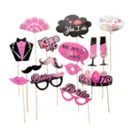 Bachelorette & Bachelor Party Photobooth Props Set