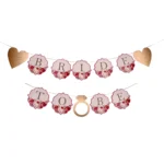 Bride’s Bling Ring Wall Banner