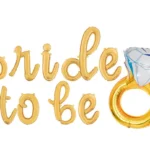 Bride to Be Cursive Letter Balloon