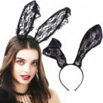 Noir Charm Bunny Headband
