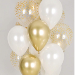 Balloon Chrome With Dot Balloon (10 pcs)