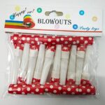 Blowouts Fun Whistles Party (pack of 10)