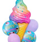 Softy Shape Kids Birthday Foil Balloon For Decoration (pack of 5 pcs)