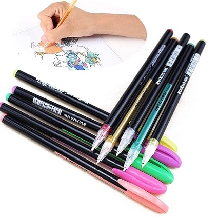 Neon Color Pen, Glitter Pen Set - Image 4