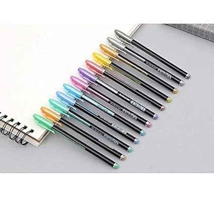 Neon Color Pen, Glitter Pen Set - Image 5