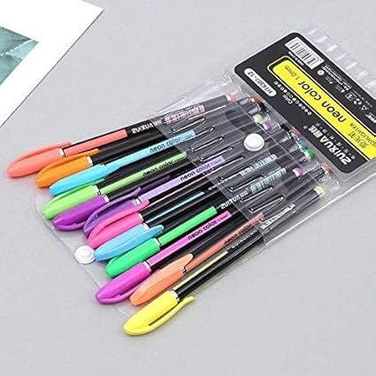 Neon Color Pen, Glitter Pen Set - Image 6